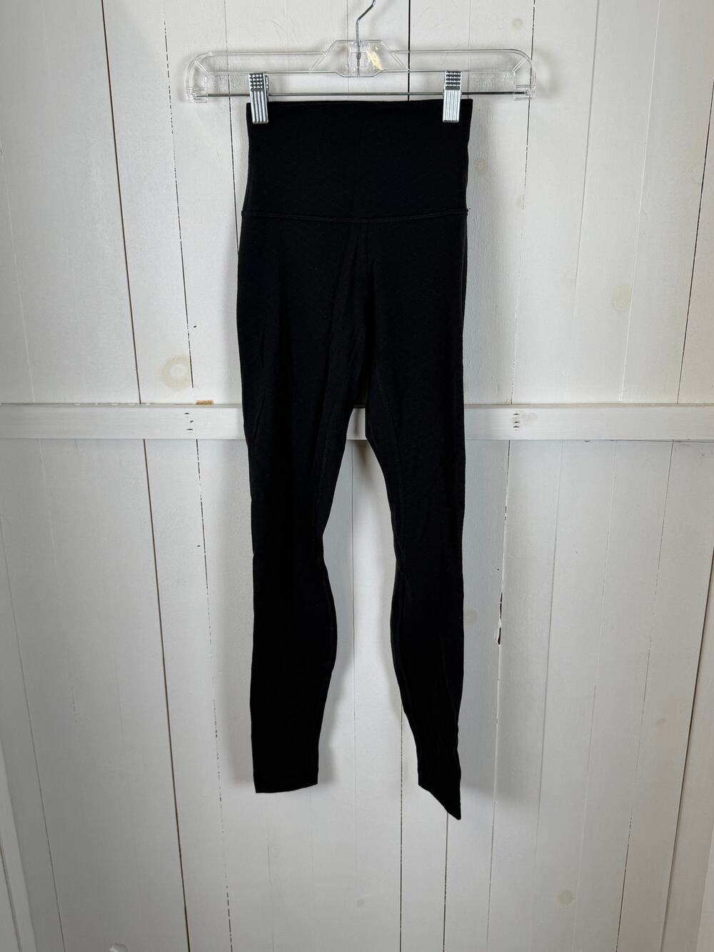 Lululemon Black Ankle Leggings Size 0 Nylon Excellent